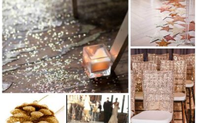 Glitter Wedding Decor