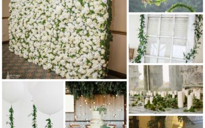 Crisp White and Green Wedding Theme
