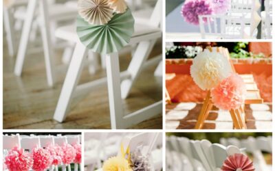 Summer Wedding Pew Ends