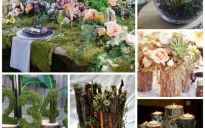 Woodland Wedding Centrepieces