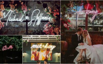 Neon Wedding Signs
