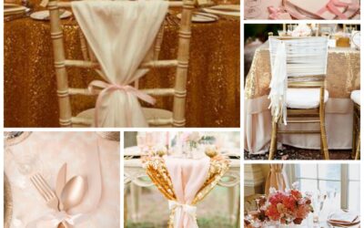Pink and Gold Wedding Theme